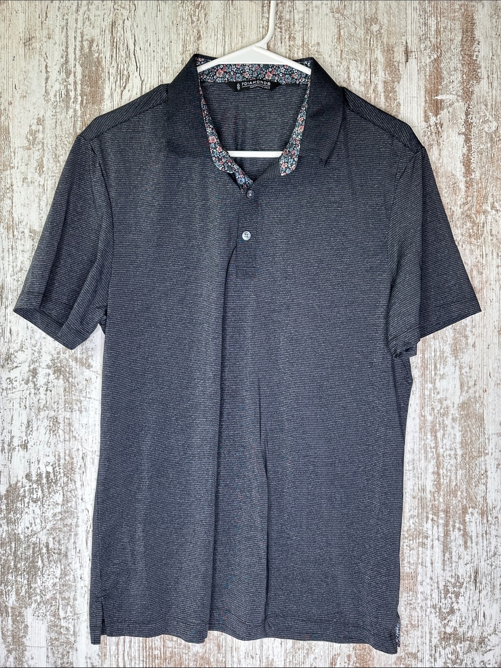 7 Diamonds Men's Polo Sz S